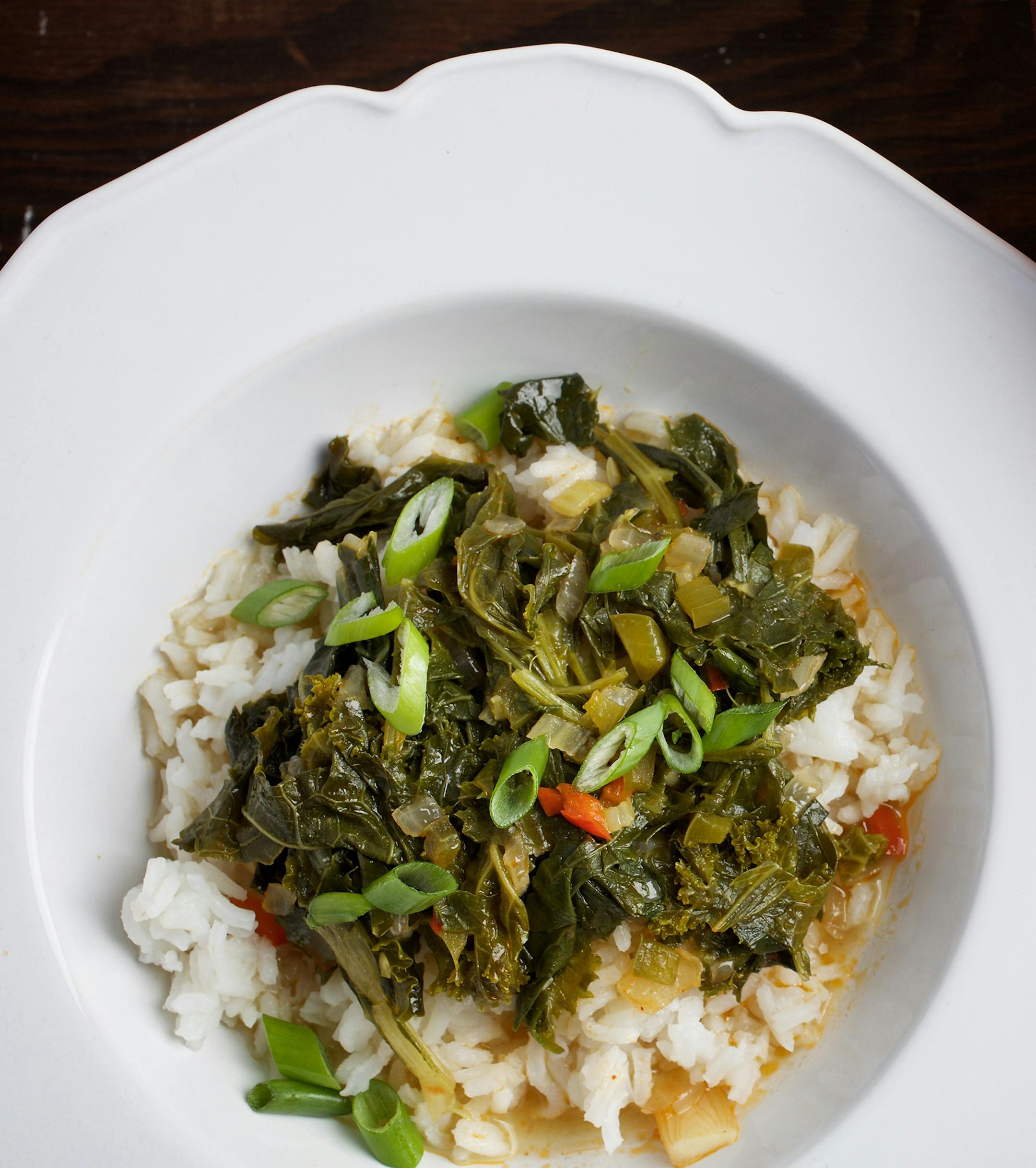 Gumbo z'Herbes. MUST CREDIT: Photo by Deb Lindsey for The Washington Post