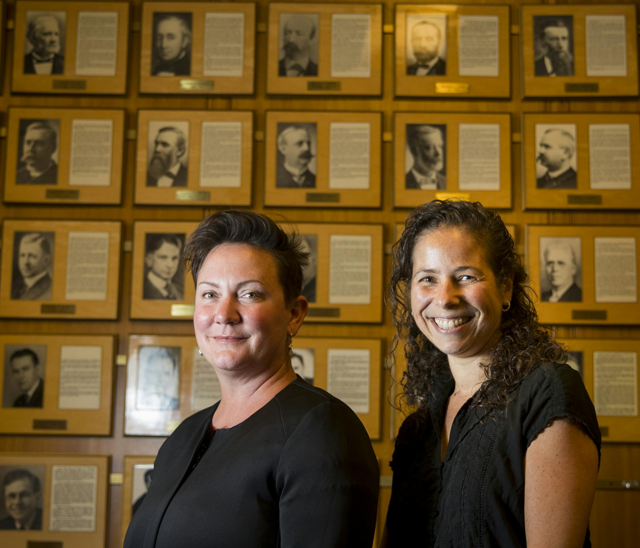 St. Paul Council Members Amy Brendmoen, left, and Rebecca Noecker said no to a mayoral run.