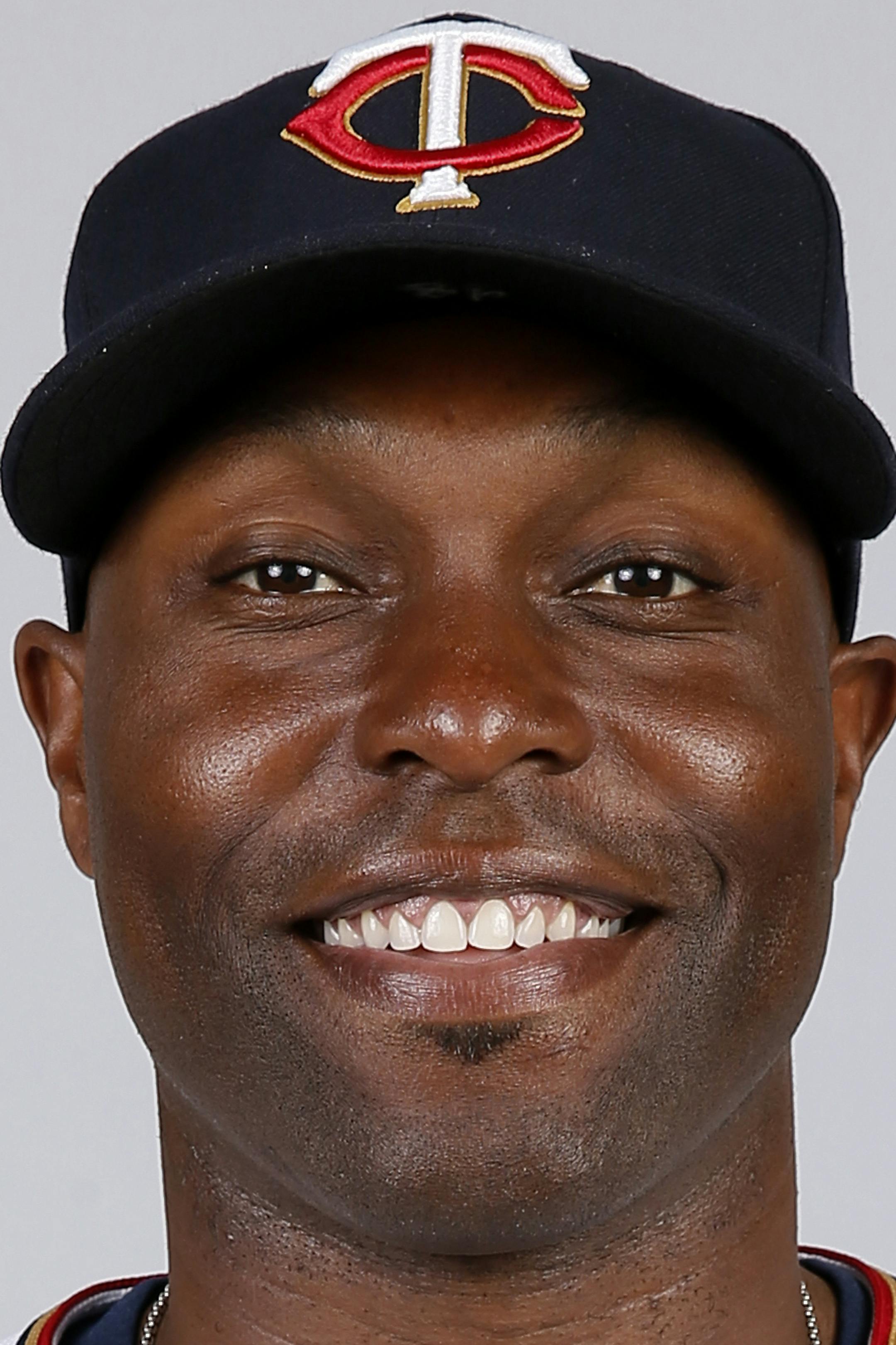 This is a 2015 photo of Torii Hunter of the Minnesota Twins baseball team. This image reflects the Twins active roster as of Tuesday March 3, 2015, when this image was taken. (AP Photo/Tony Gutierrez)