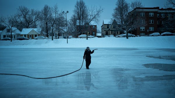 The art (and science) of making outdoor ice rinks in Minnesota