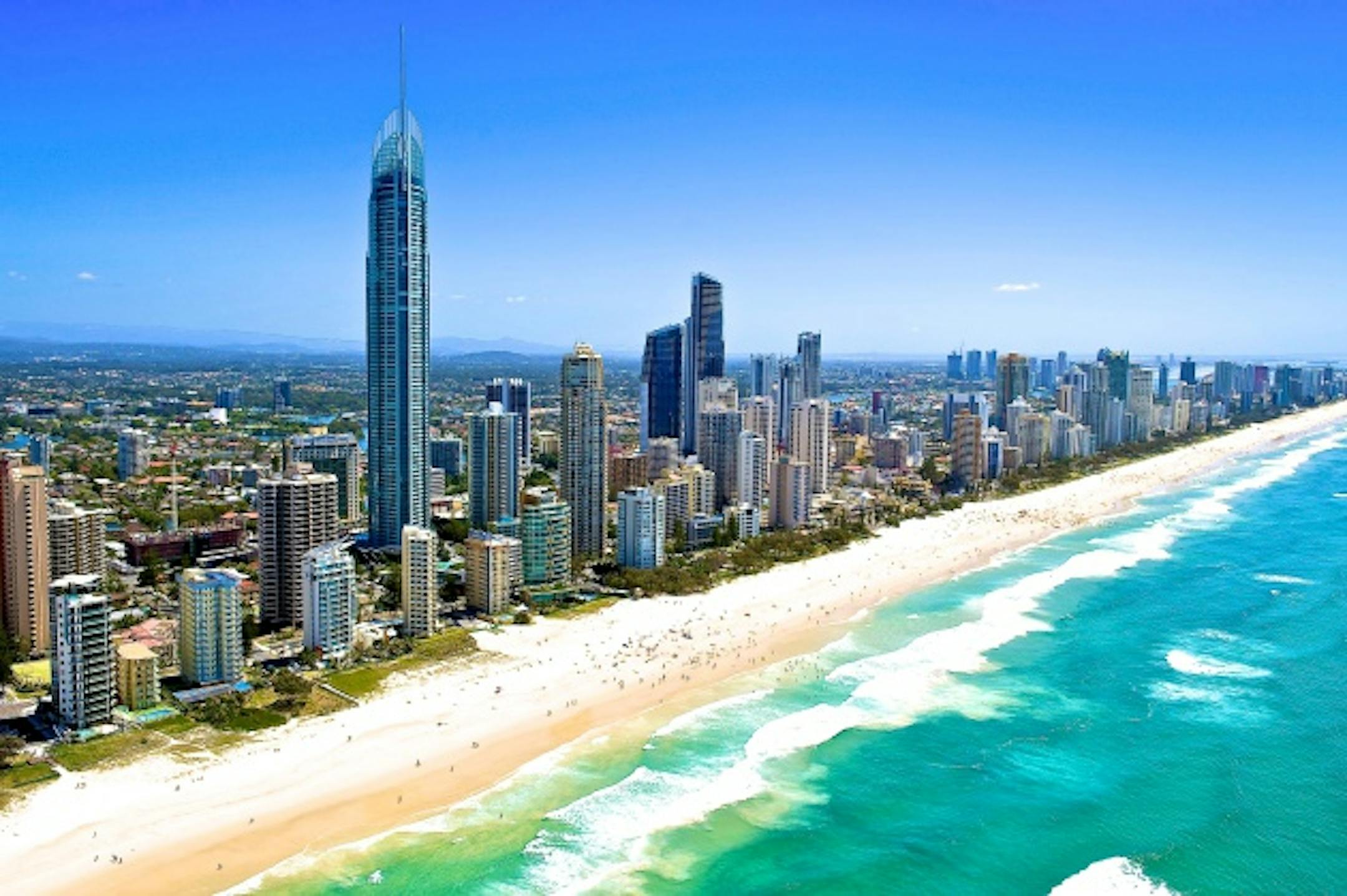 The Gold Coast. (Photo courtesy of and copyright to Tourism Queensland)