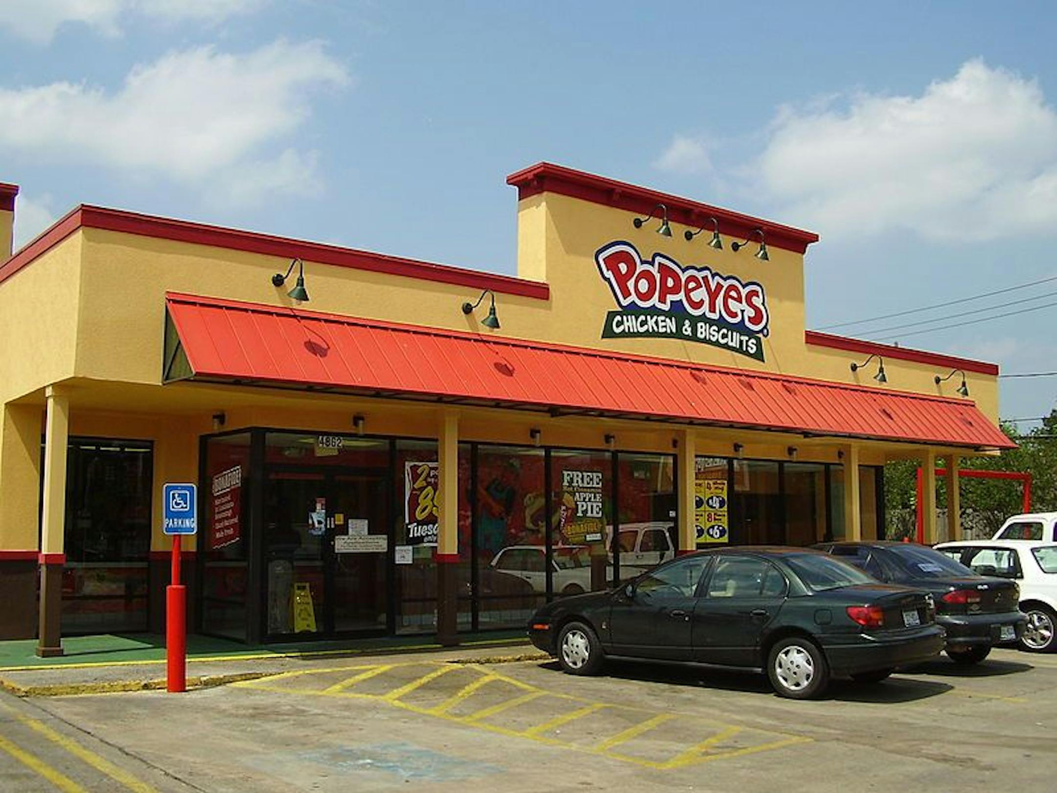 Popeyes Chicken & Biscuits location at 4862 Willowbend, Houston, TXwikipedia photo