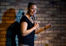 Comedian Emily Galati performed at Sisyphus Brewery in Minneapolis.