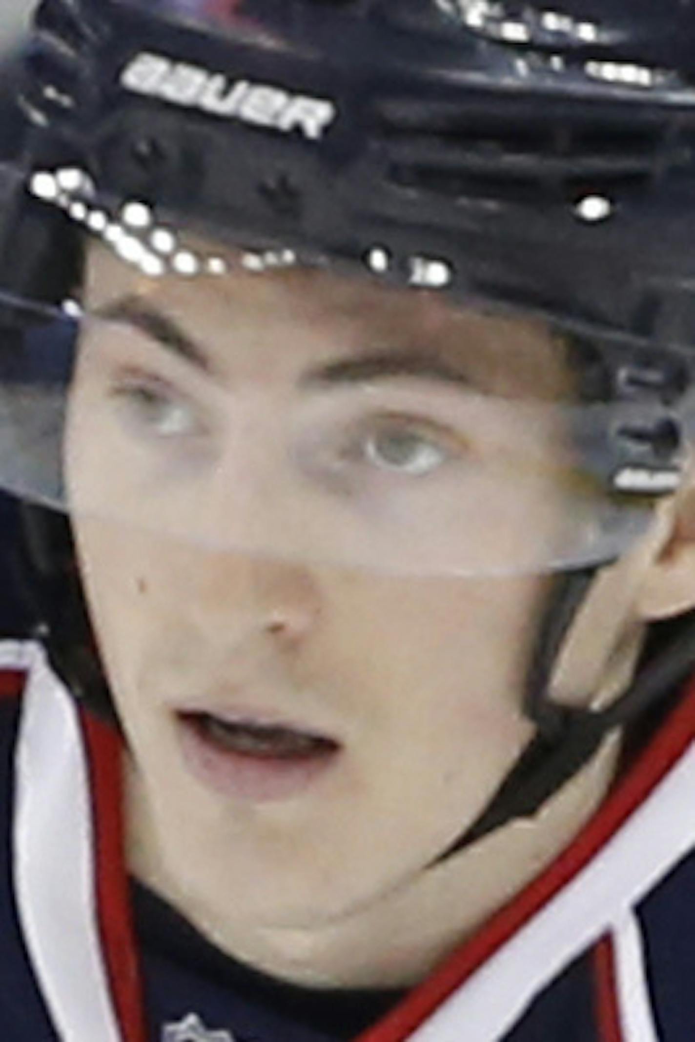 Columbus Blue Jackets' Zach Werenski plays against the Los Angeles Kings during an NHL hockey game Tuesday, Dec. 20, 2016, in Columbus, Ohio. (AP Photo/Jay LaPrete)