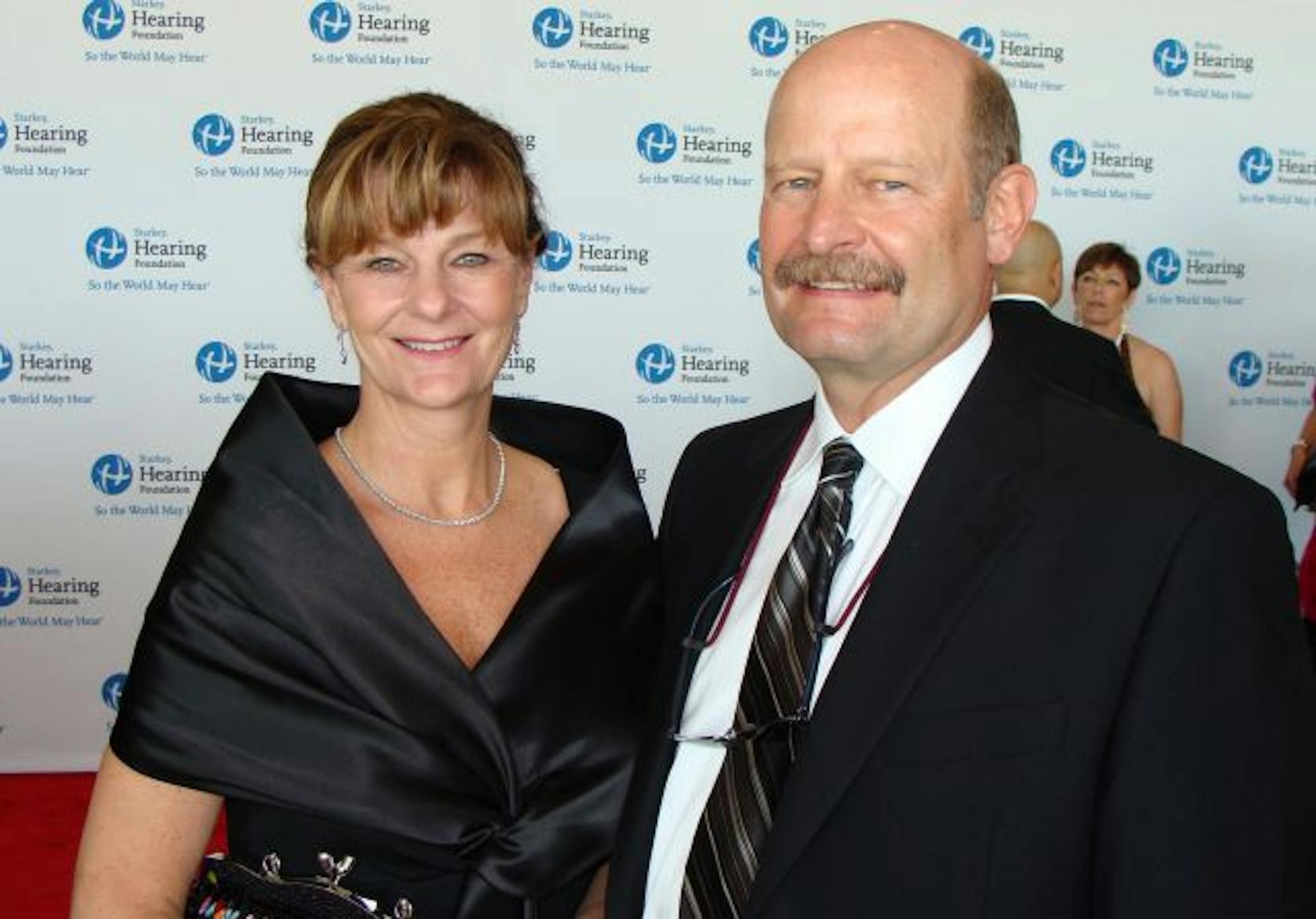 Dru-Ann and Brad Childress, head coach of the Vikings