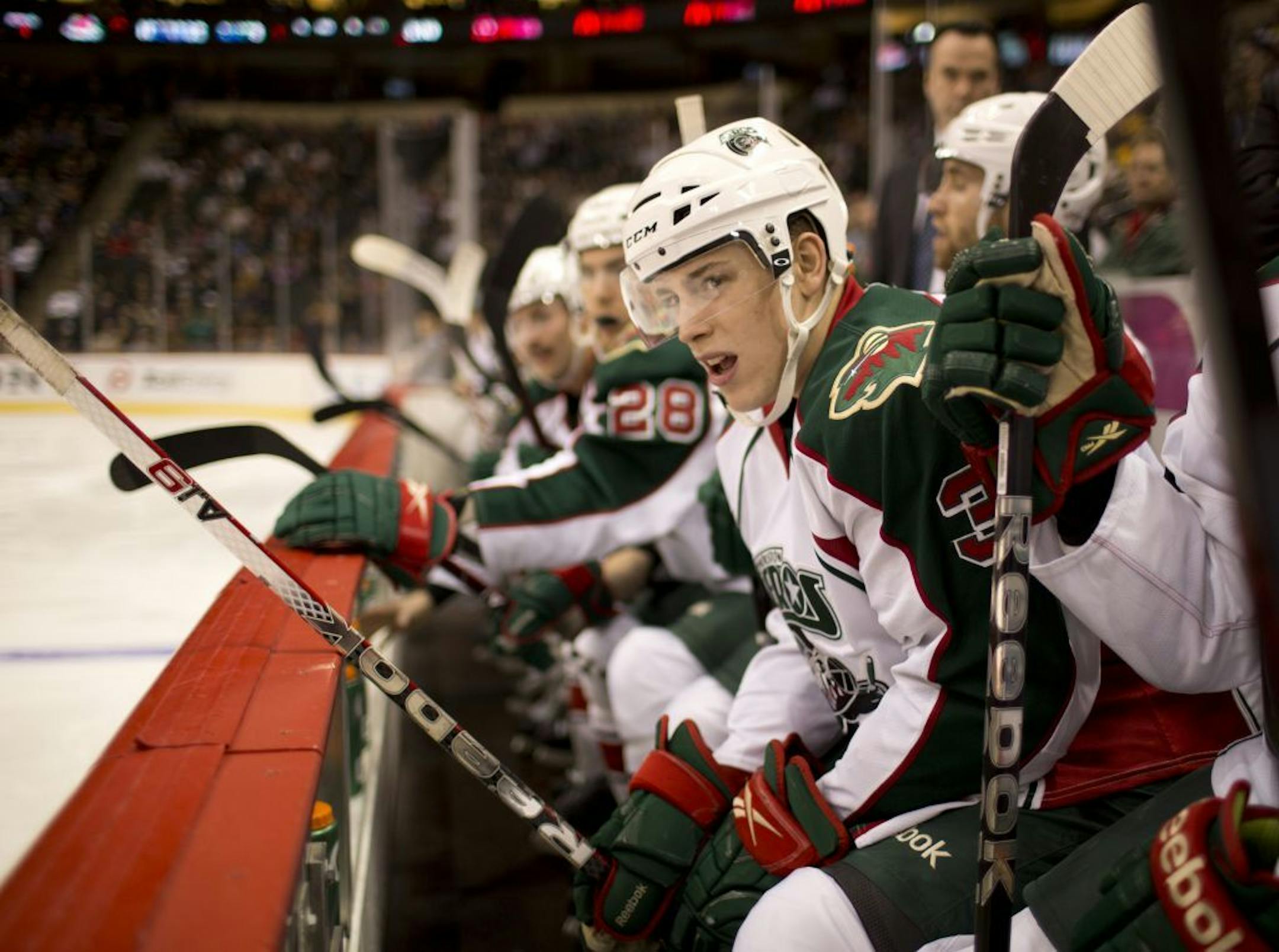 One of the Wild's top prospects, Charlie Coyle