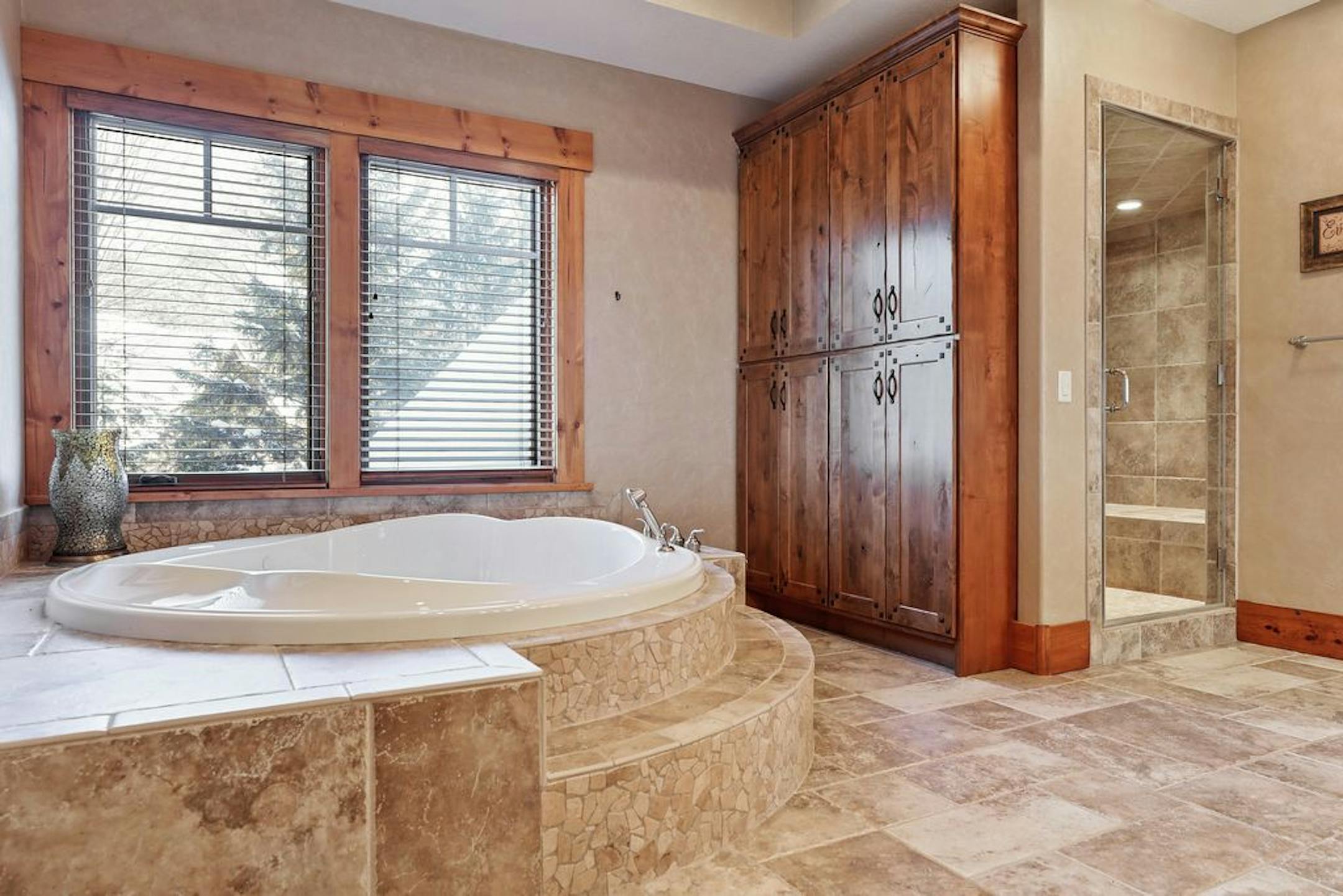 Bathroom in the owners' suite.