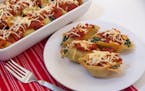 Green up your pasta with spinach-stuffed shells
