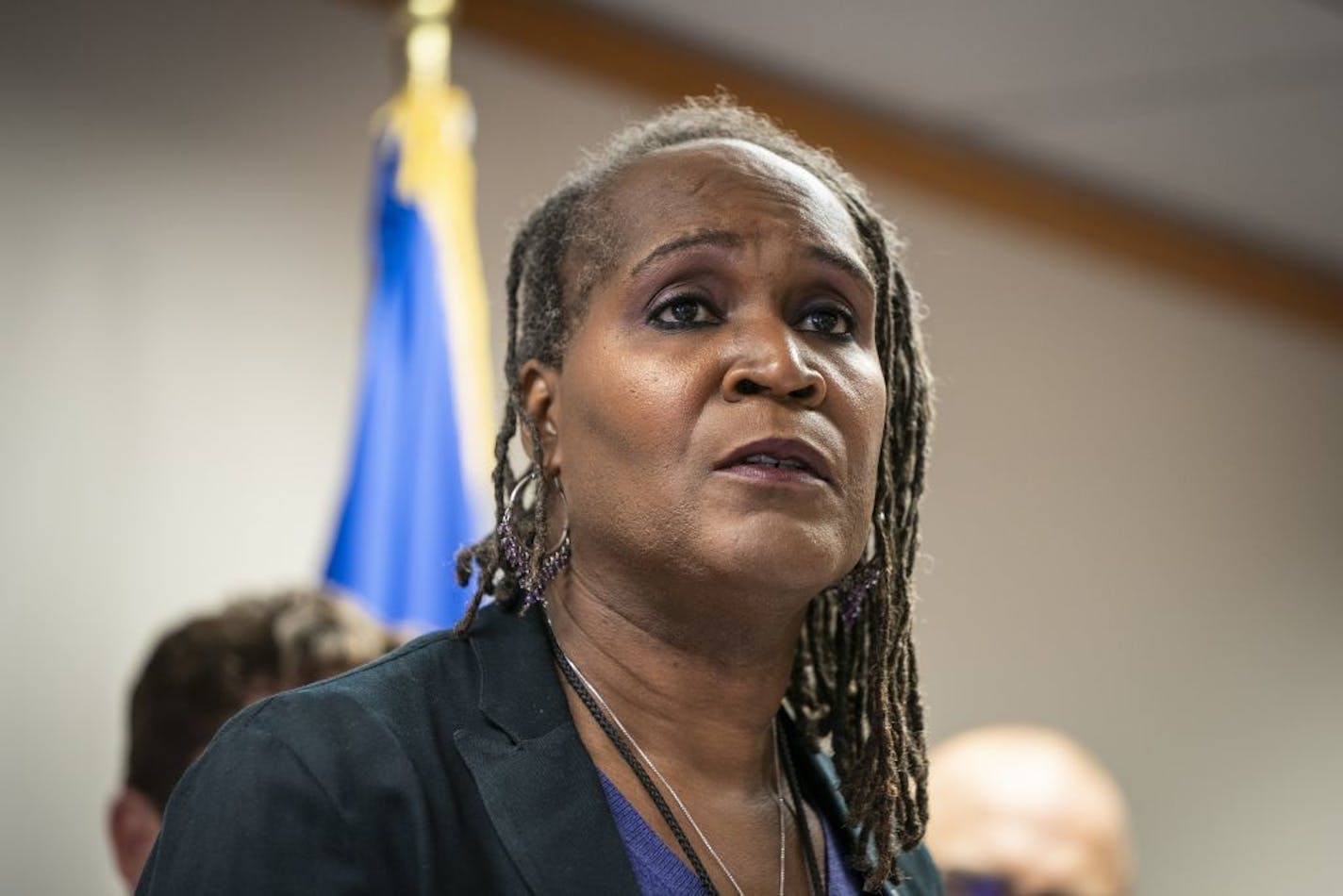 Minneapolis City Councilwoman Andrea Jenkins said it's time to institute security measures at City Hall, where people now come and go without any screening.