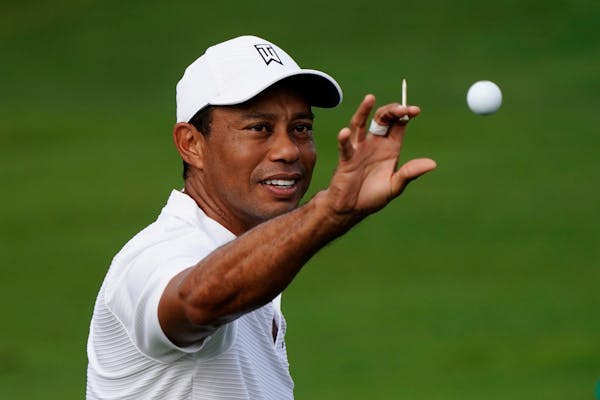 Woods turns nostalgic at the Masters but still thinks he can contend