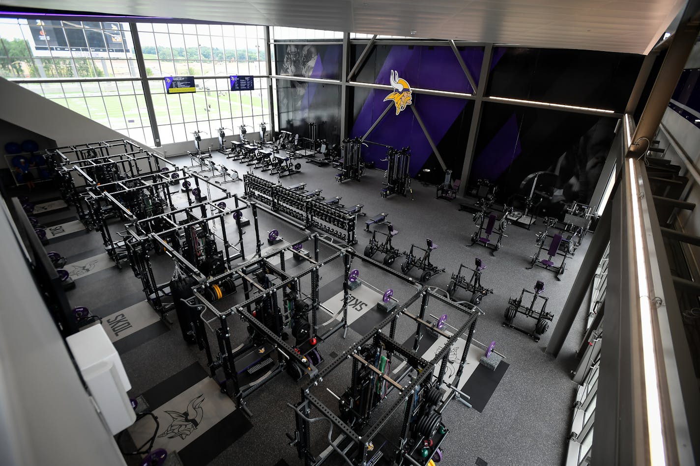 The weight room at the Twin Cities Orthopedics Performance Center. ] AARON LAVINSKY &#xef; aaron.lavinsky@startribune.com The Minnesota Lynx played the Las Vegas Aces on Friday, July 13, 2018 at Target Center in Minneapolis, Minn.