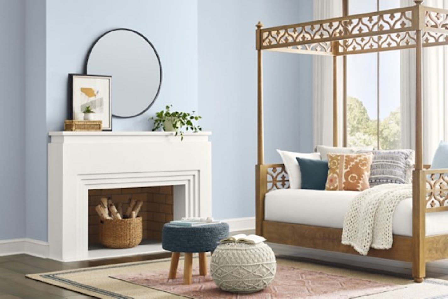 Sherwin-Williams describes Upward, its 2024 Color of the Year, as "a breezy, blissful blue."