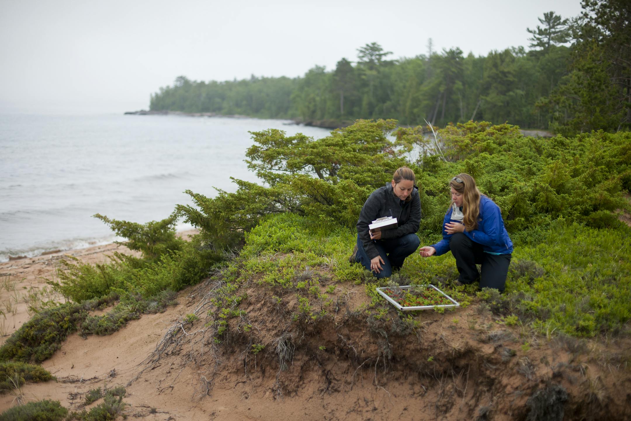 Lake Superior at the Apostle Islands in Wisconsin.