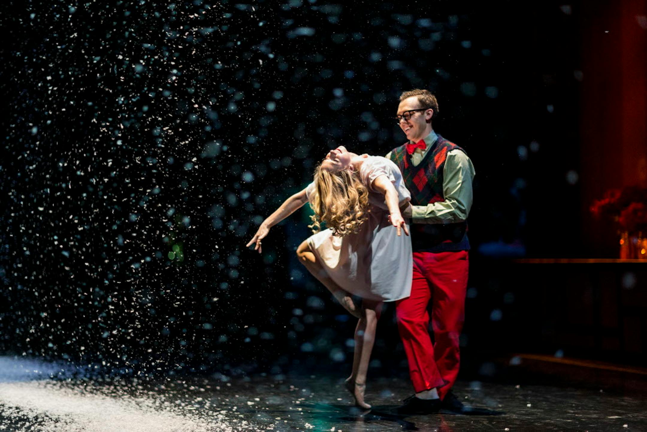 Deanna Gooding and Jordan Lefton in “Nutcracker (Not So) Suite,” staged by James Sewell Ballet.