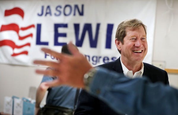 The campaign for Jason Lewis for Congress was in high gear on Nov. 5 in Burnsville.