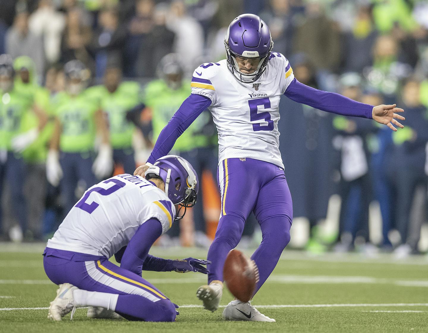 When Dan Bailey missed an extra-point attempt following Kyle Rudolph's fourth-quarter touchdown Monday night, it left the Vikings down four to the Seahawks instead of needing a field goal to tie the score.