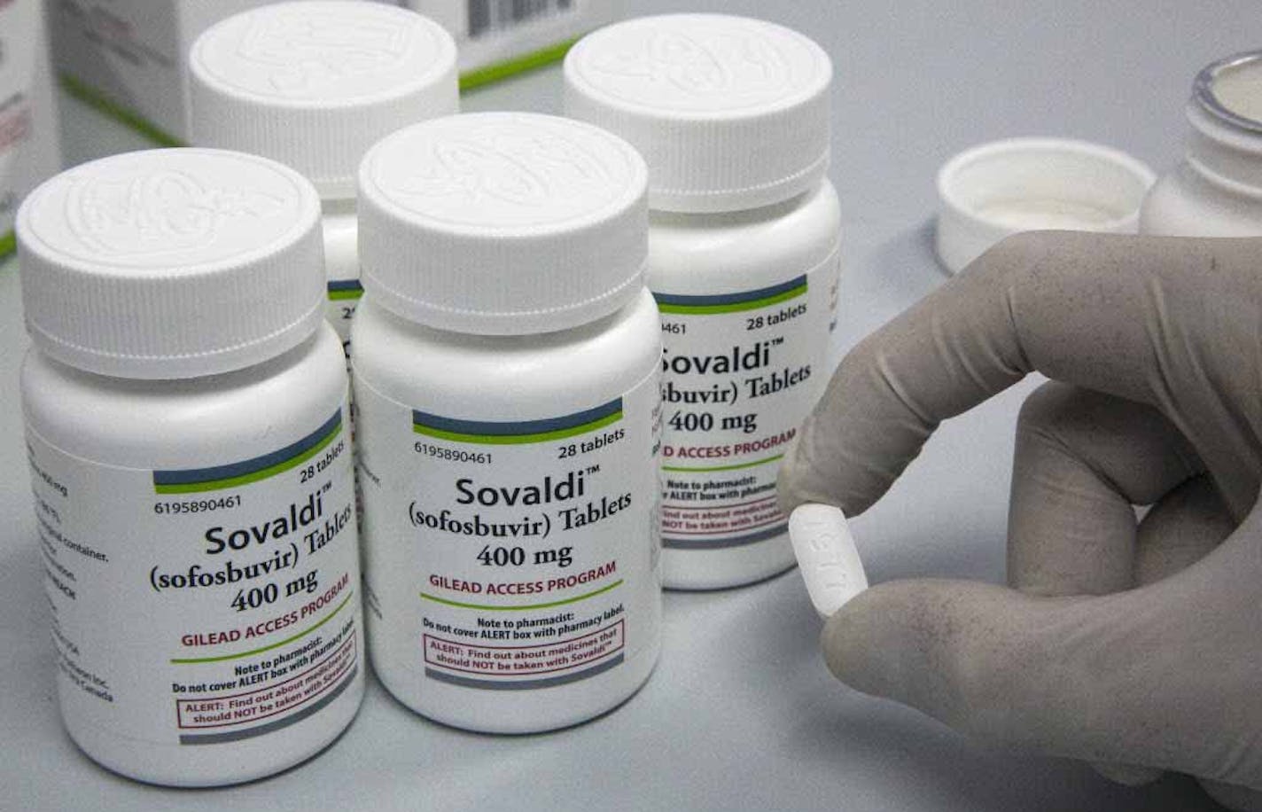 The antiviral drug Sovaldi at the National Liver Institute in Cairo, June 17, 2015. Insurers, hospitals and other major health care players, along with consumers, have raised alarms about the rising cost of new drugs, including those that treat cancer, hepatitis C and rare diseases, some of which can carry a $300,000 price tag. (Scott Nelson/The New York Times) The antiviral drug Sovaldi at the National Liver Institute in Cairo.