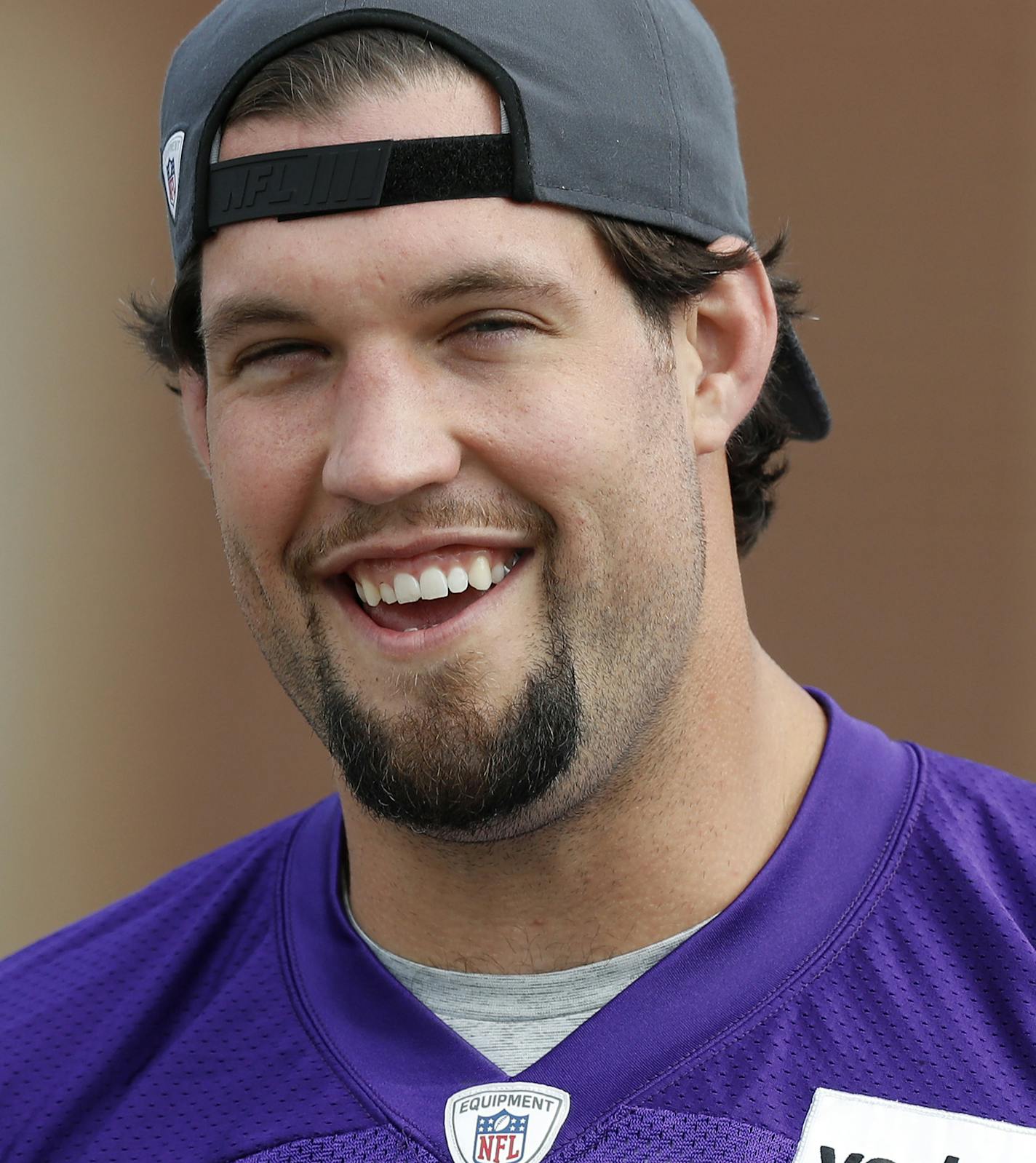 Minnesota Vikings Alex Boone. ] CARLOS GONZALEZ cgonzalez@startribune.com - July 29, 2016, Mankato, MN, Minnesota State University, Mankato, Minnesota Vikings Training Camp