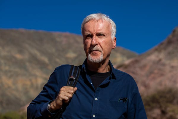 Director James Cameron in Purmamarca, Jujuy province, Argentina, on June 8.