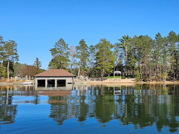 The boat house was empty this weekend at the Wonewok resort and conference center owned by 3M. The company announced earlier this month that it would 