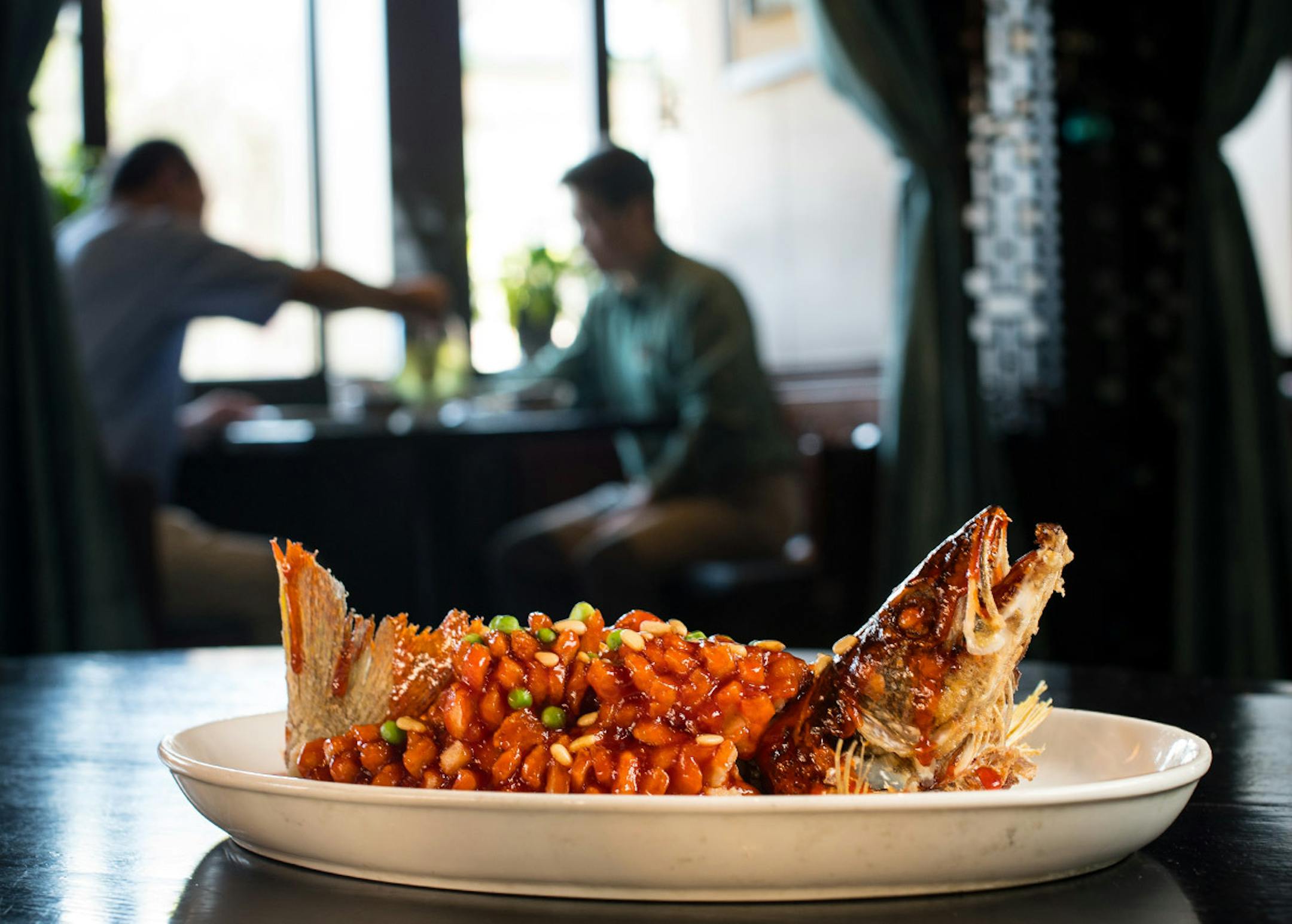 The Tea House's sweet and sour walleye.