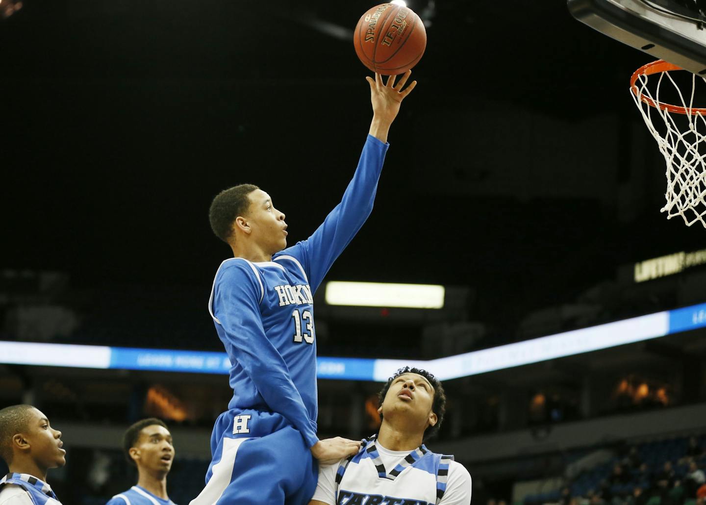 Hopkins' Amir Coffey during the 2014 Class 4A basketball tournament.