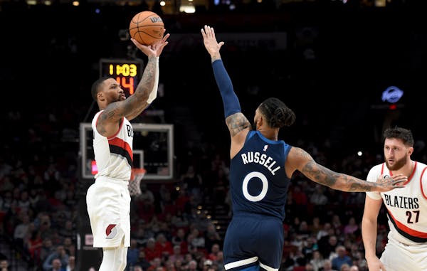 Wolves soft on defense, get scorched by Lillard's three-point spree