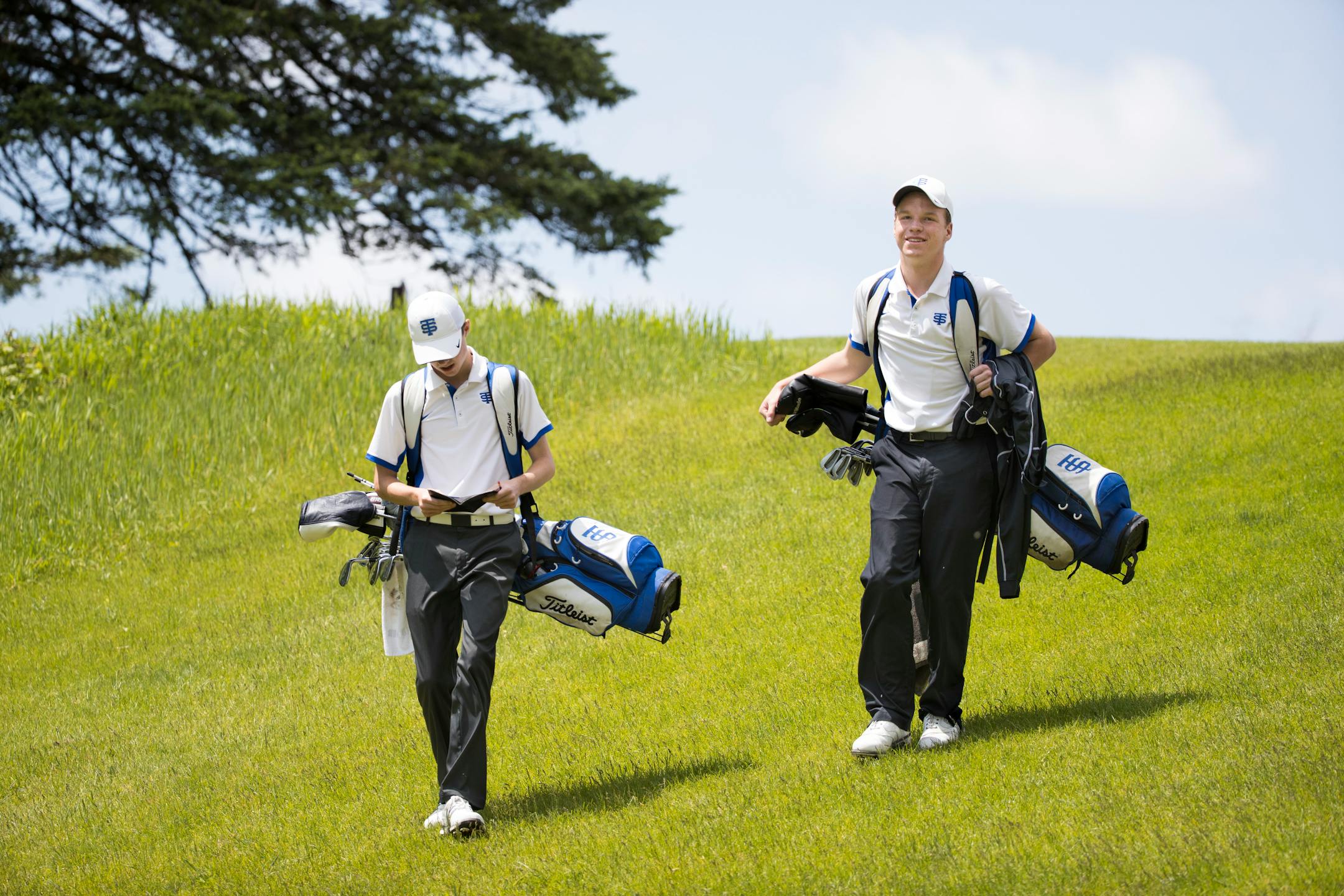 Brady Arnett and Jack Rowe of St. Thomas Academy.