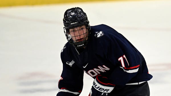 Nashville Predators first-round draft pick Matthew Wood had 16 goals and 12 assists for UConn this past season.