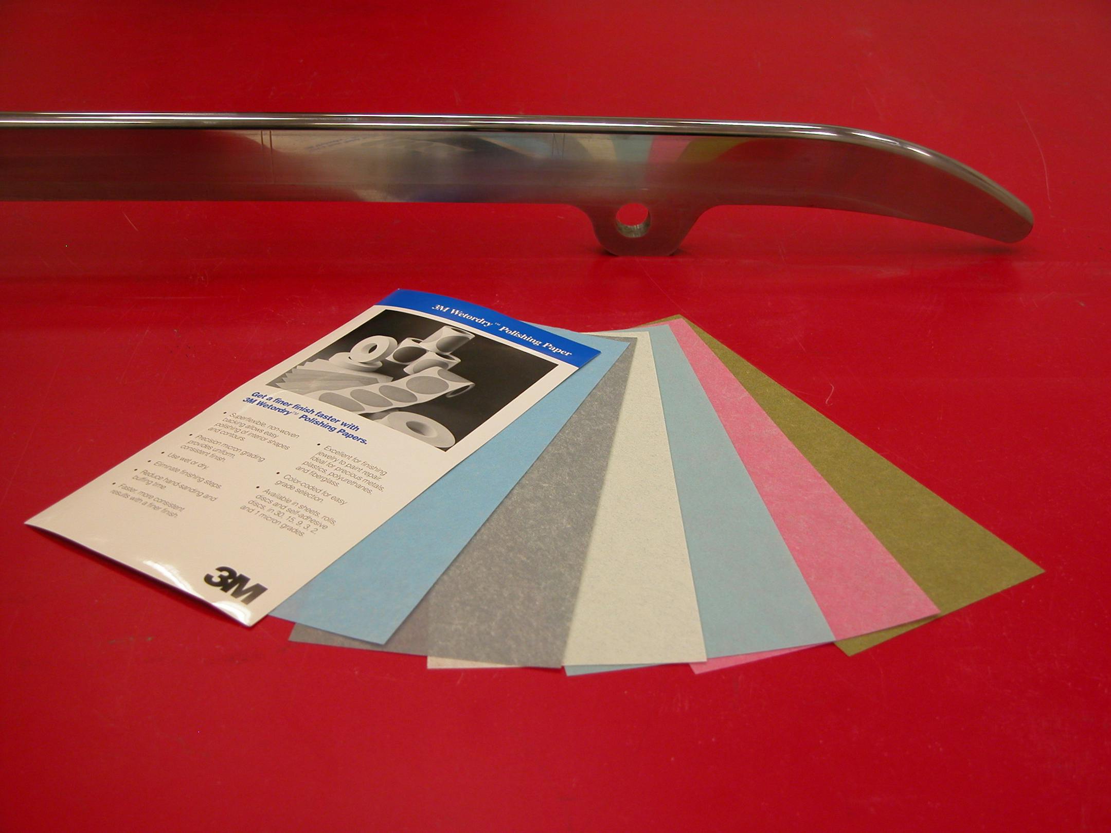 See photos of Richard Crowley and abrasives products. -used on olympic bobsled and skeleton runners