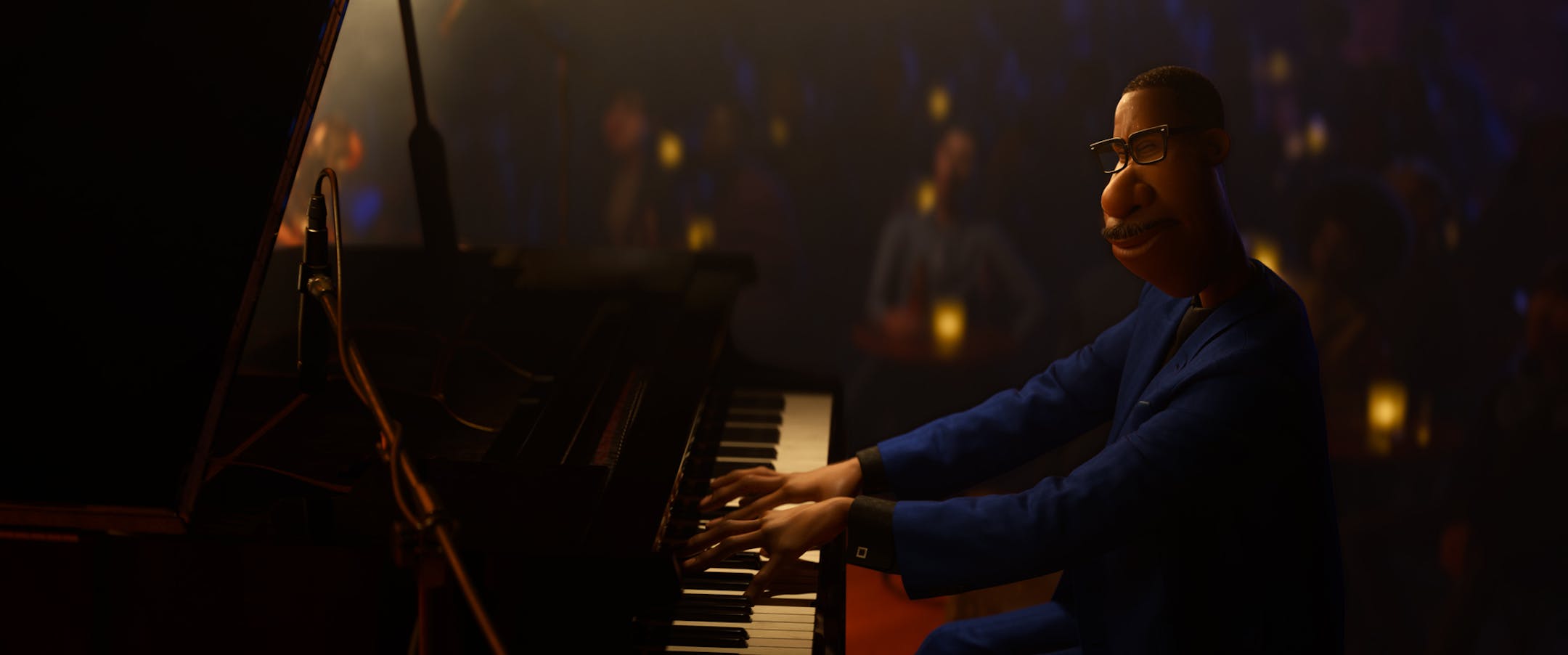 In Disney and Pixar's "Soul," Joe Gardner (voice of Jamie Foxx) is a middle-school band teacher whose true passion is playing jazz. When he gets lost in his music, he goes into "the zone," an immersive state that causes the rest of the world to literally melt away. Globally renowned musician Jon Batiste will be writing original jazz music for the film, and Oscar®-winners Trent Reznor and Atticus Ross ("The Social Network"), from Nine Inch Nails, will compose an original score that will drift bet
