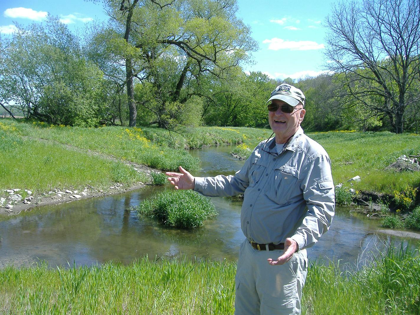 IBM retiree and Trout Unlimited volunteer Raymond Ricketts has helped coordinate 21 stream restoration projects.