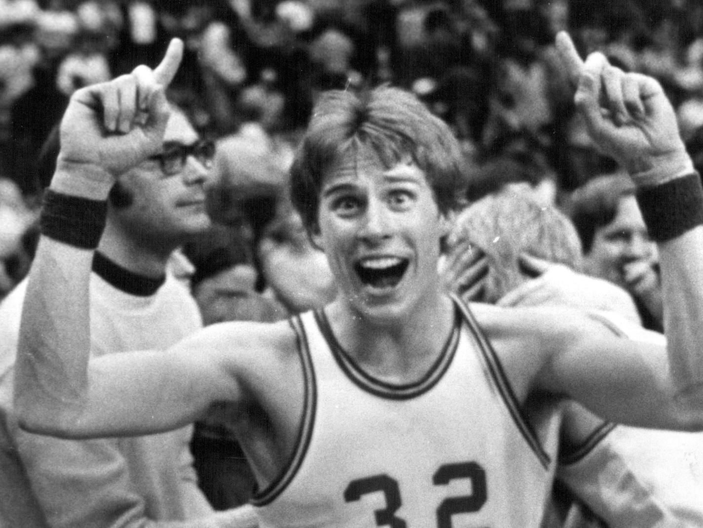 March 29, 1981 Bird Island-lake Lillian wins class A title; Anoka takes class AA : Barry Wohler expressed satisfaction Saturday after his 23-foot jump shot gave bird island-lake Lillian a 49-47 victory over Cotter for the championship in class A boys competition. Also yesterday, Anoka beat Austin 61-53 for the AA title. Pete Hohn, Minneapolis Star Tribune