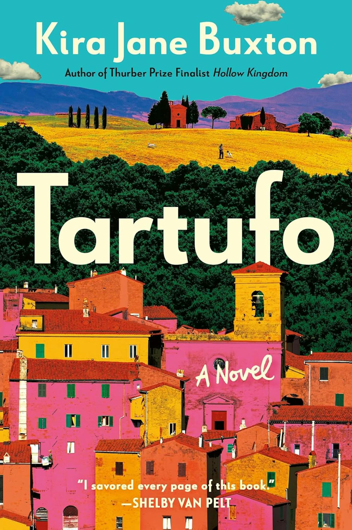 cover of Tartufo is an image of colorful houses on a hill