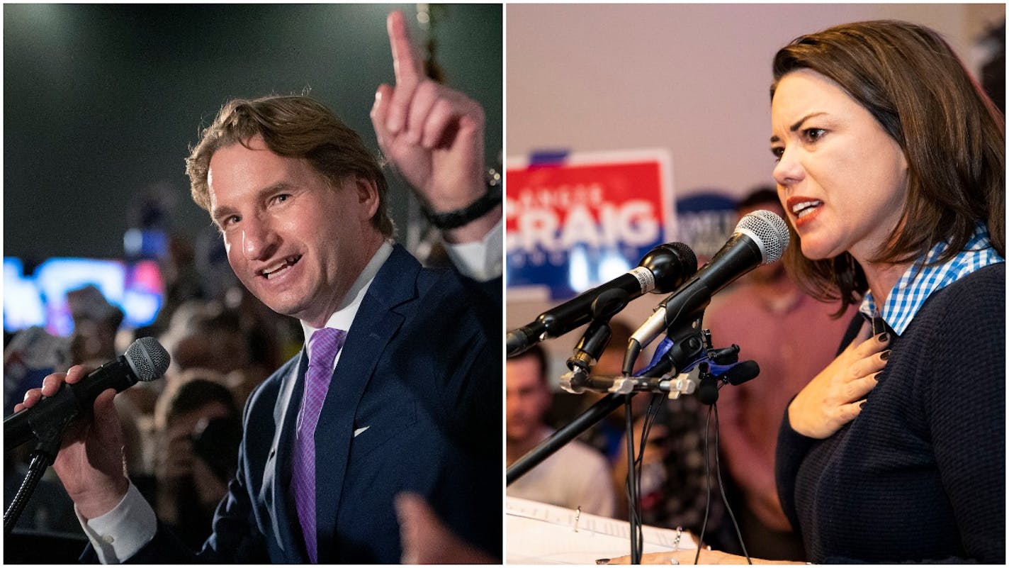 Democrats Dean Phillips and Angie Craig defeated GOP incumbent U.S. Reps. Erik Paulsen and Jason Lewis, respectively.