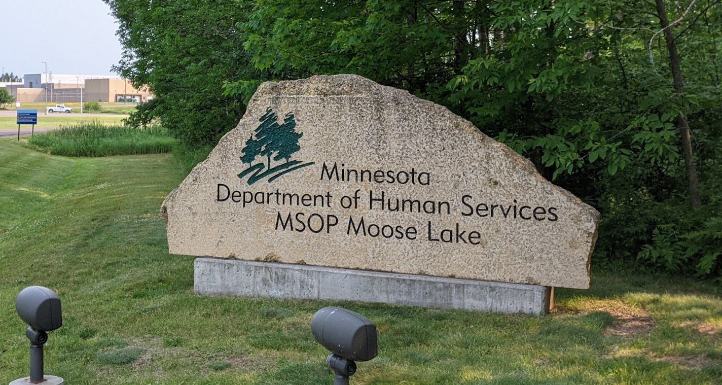 The entrance to the Minnesota Sex Offender Program (MSOP) treatment facility in Moose Lake.