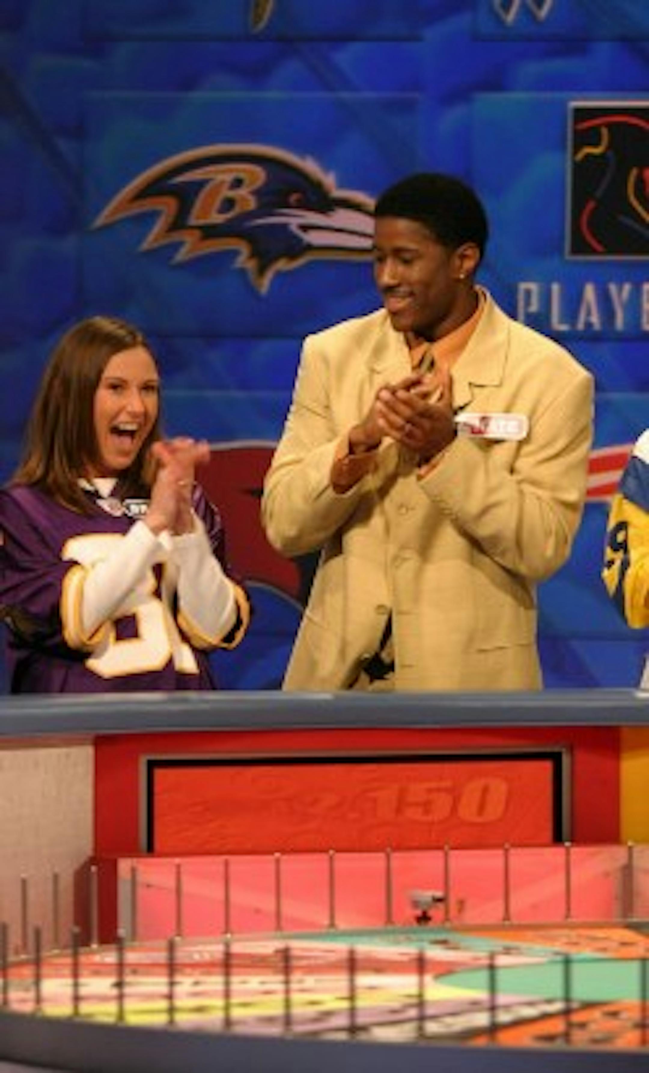 In an unrelated story, Burleson was apparently on Wheel of Fortune while with the Vikings in 2006