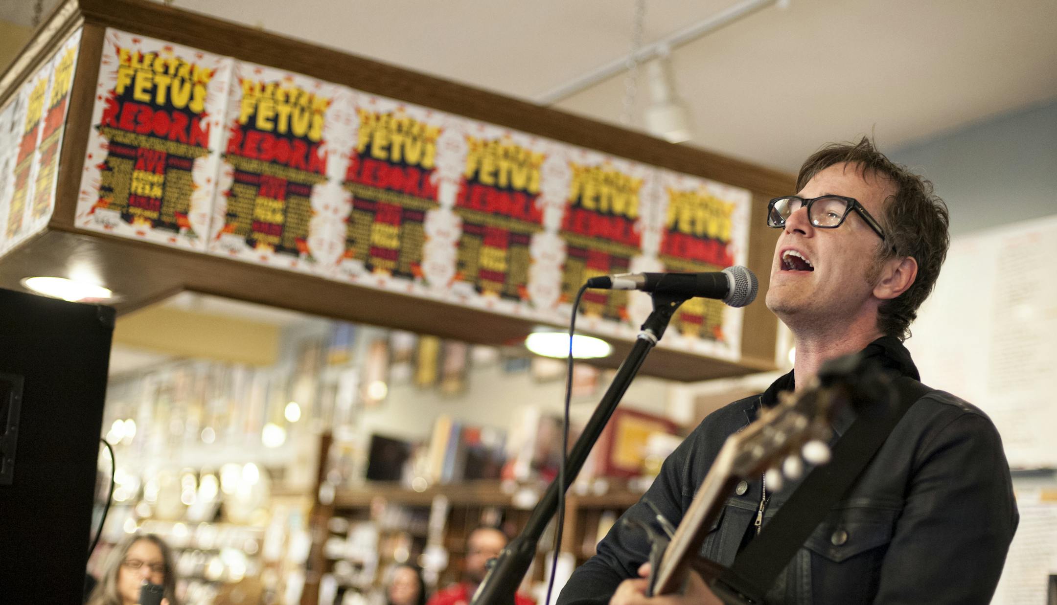 Dan Wilson performs an in store at The Electric Fetus on April 15, 2014. ] Photo by Leslie Plesser ‚Ä¢ Special to the Star Tribune