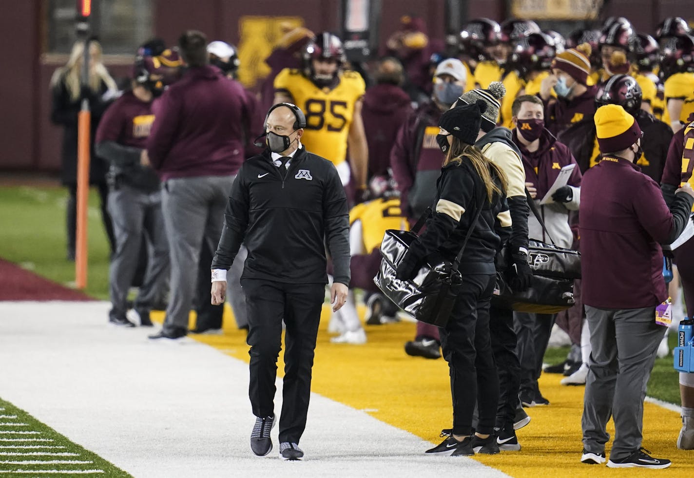 Gophers coach P.J. Fleck and his team had to cancel Saturday's game at Wisconsin.