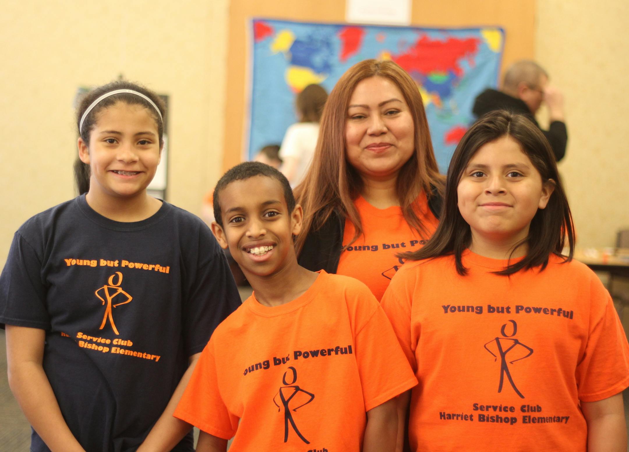 Young volunteers at last year's Service Day Saturday in Savage.