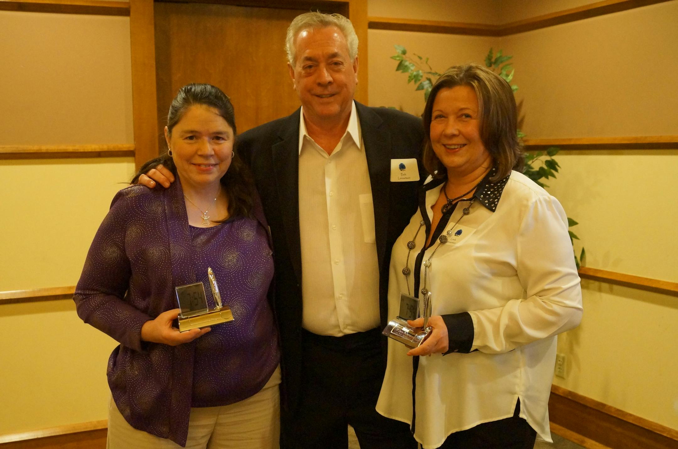 Linda Koslowski, left, and Robert and Linda Lennartson have provided foster care in Washington County for 15 years.