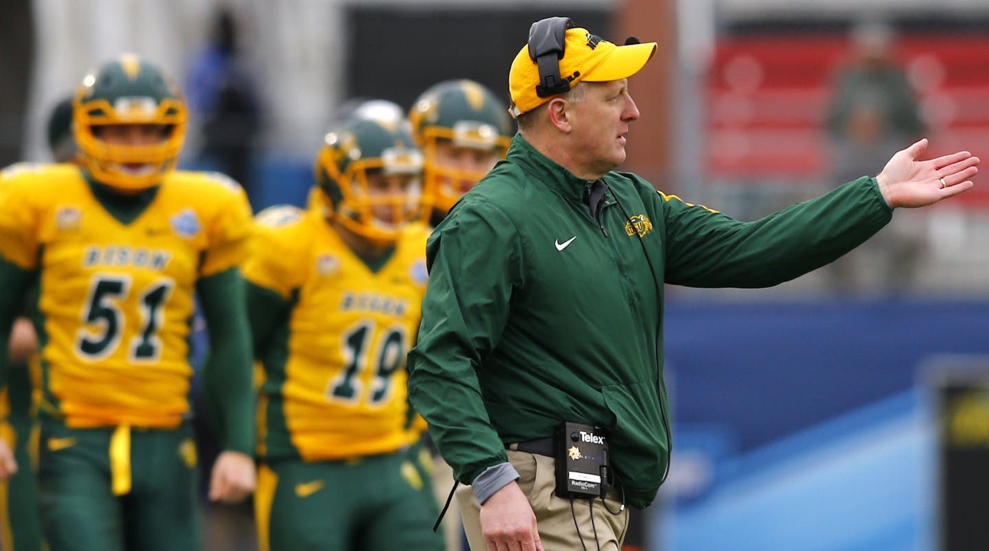 North Dakota State head coach Chris Klieman