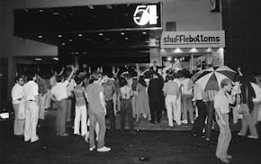 At the height of the disco era, fans gathered in nightclubs such as Studio 54, which was the place to be and to be seen. Studio 54 is featured in "Dis