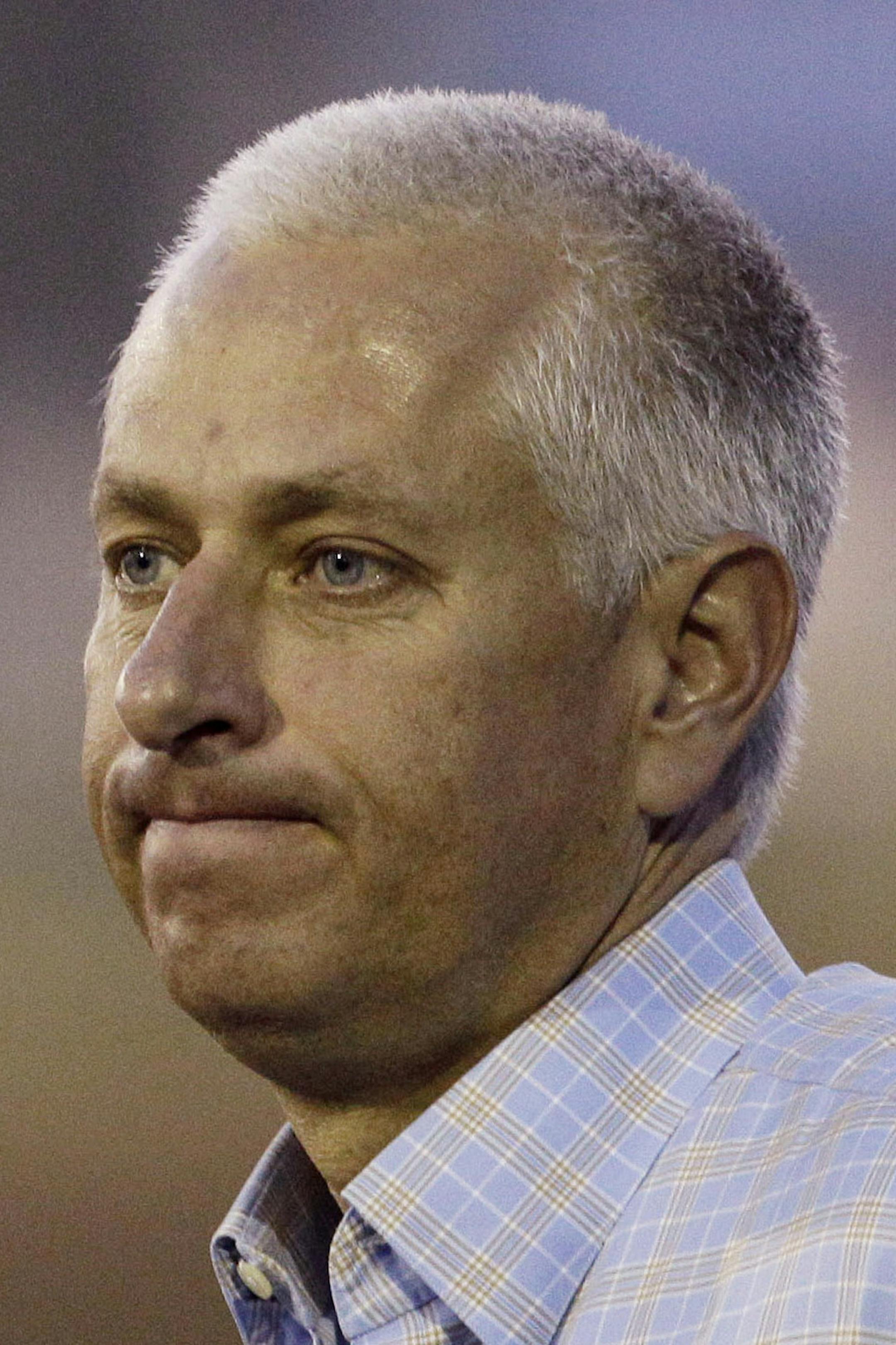 ADVANCE FOR WEEKEND EDITIONS, APRIL 27-28 - FILE - In this May 3, 2012, file photo, Trainer Todd Pletcher watches the morning workouts at Churchill Downs in Louisville, Ky. Pletcher has plethora of contenders for the Kentucky Derby, including Verrazano and Revolutionary.(AP Photo/Charlie Riedel)