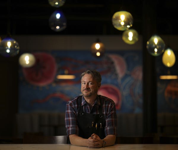 Chef Tim McKee at the bar in the dining room of his Octo Fishbar in St. Paul's Lowertown. ] JEFF WHEELER &#xef; jeff.wheeler@startribune.com Chef Tim 