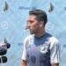 Minnesota United midfielder Emanuel Reynoso addressed the local media for the first time this season.