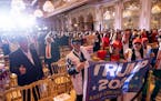 Supporters cheer after former President Donald Trump announced in a speech at Mar-a-Lago on Nov. 15 that he is running for president for the third tim