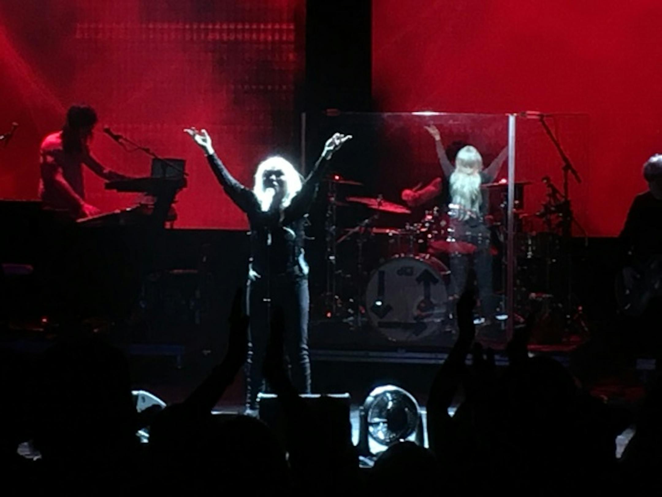 Debbie Harry in all her Blondie-ness at Mystic Showroom