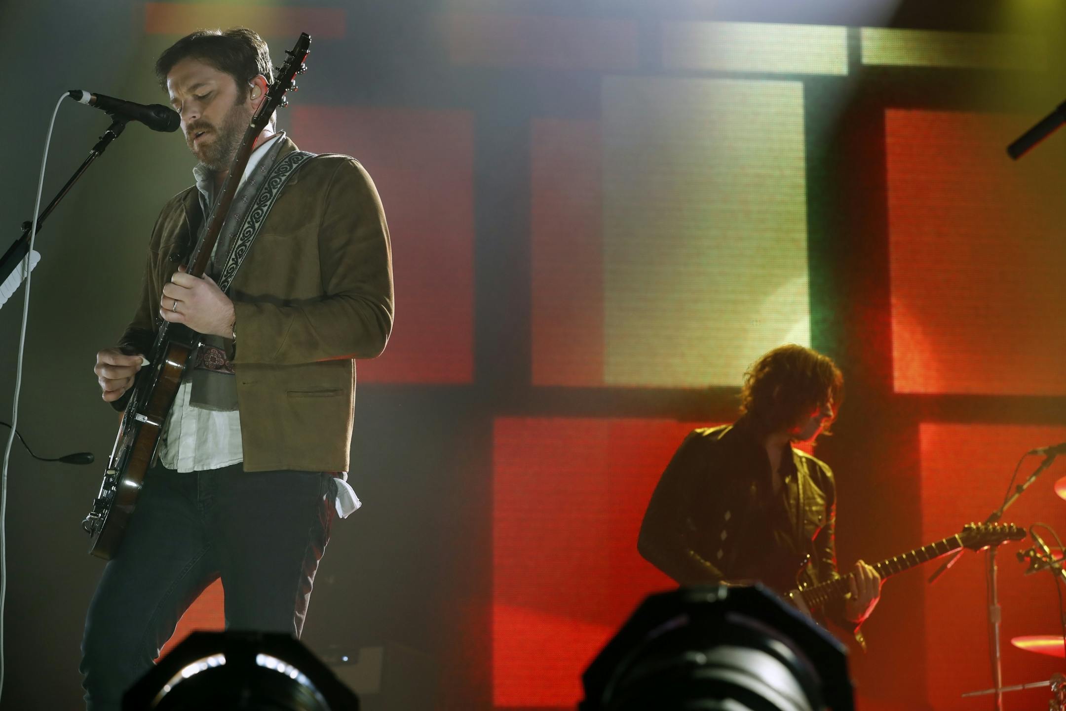 The Kings of Leon took over the Xcel Energy Center as the main attraction for the night.