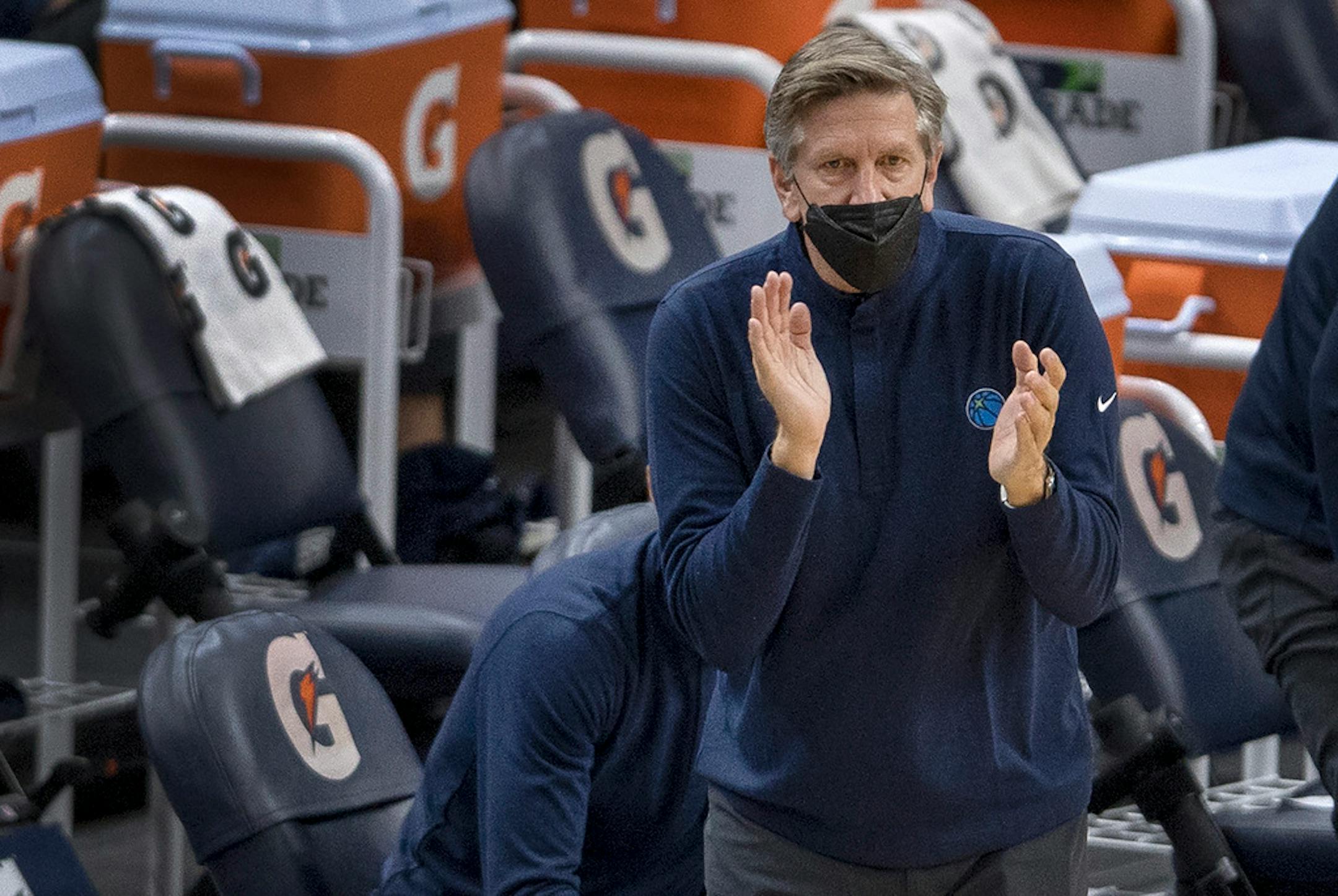 Minnesota Timberwolves head coach Chris Finch.